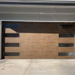 Modern Garage Door with side windows