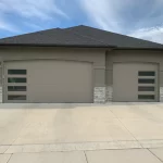 Modern Garage Door 3 car garage